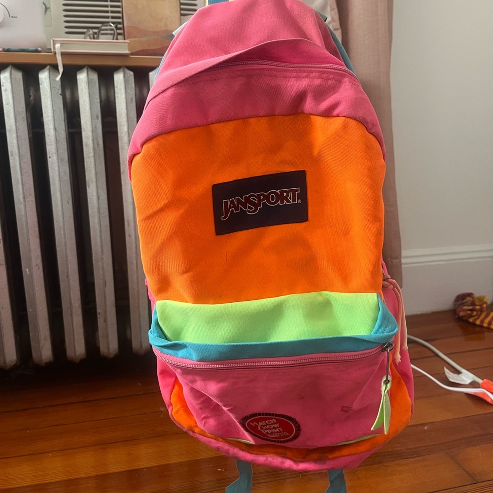 Jansport Pink and Orange Backpack